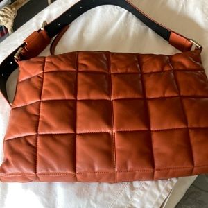 Allsaints EUC Orange Edbury Handbag.  Can be worn shoulder or crossbody.